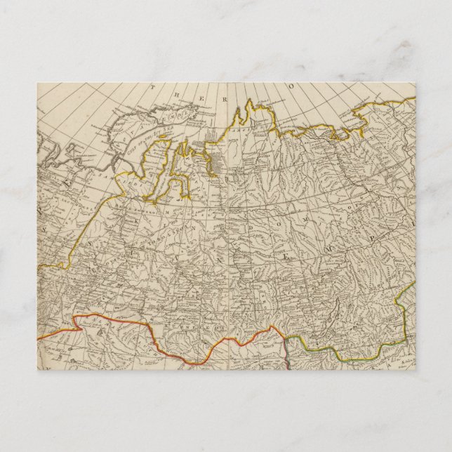 Postal Asia septentrional (Anverso)