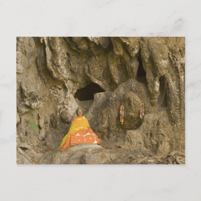 Postal Asia, Tailandia, Mae Hong Son, imágenes de Buda (Anverso)