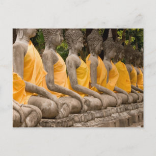 Postal Asia, Tailandia, Siam, Budas en Ayutthaya