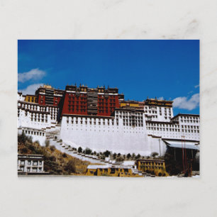 Postal Asia, Tíbet, Lhasa, Palacio de Potala también cono