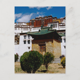 Postal Asia, Tíbet, Lhasa, Palacio de Potala también cono