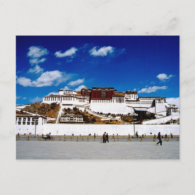 Postal Asia, Tíbet, Lhasa, Palacio de Potala. UNECSO (Anverso)