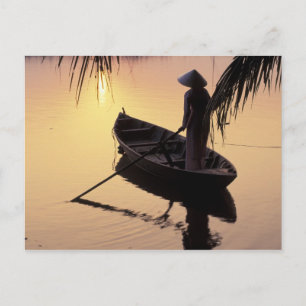 Postal Asia, Vietnam, delta del Mekong, Can Tho. Tarde