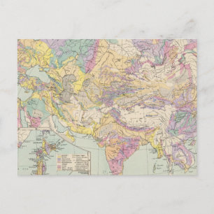 Postal Asien u Europa - Atlas Map of Asia and Europe