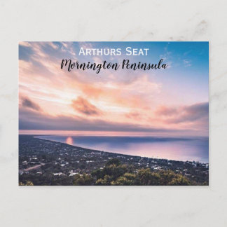 Postal Asiento de Arthur en la península de Mornington