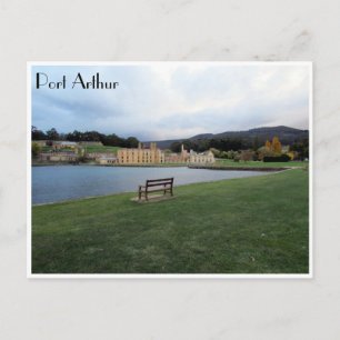 Postal asiento solitario de port arthur