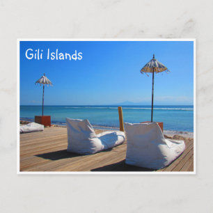 Postal asientos de isla gili