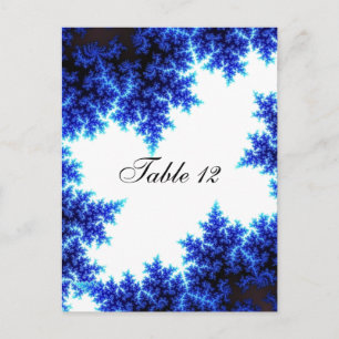 Postal Asientos de mesa con temas de invierno