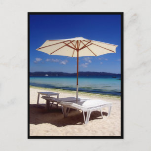 Postal asientos de sol de boracay