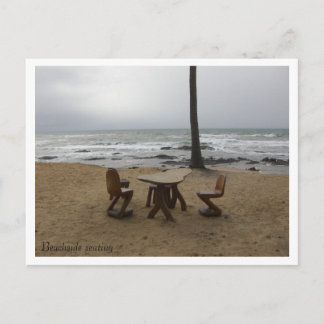 Postal Asientos en la playa - Personalizados