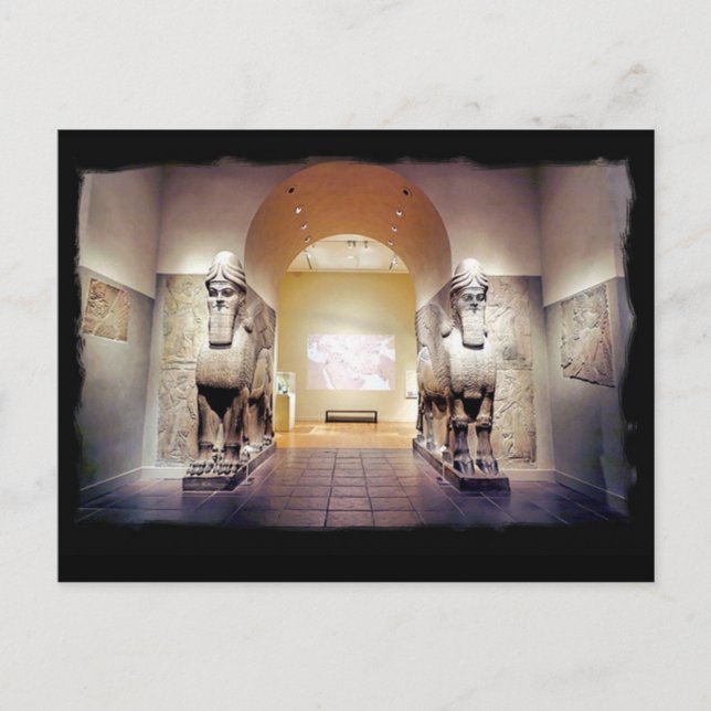 postal asiria 2 toros (Anverso)