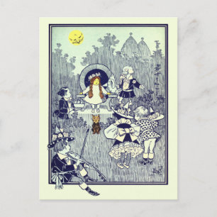 Postal Asistente de cosecha de Oz, Dorothy se encuentra c
