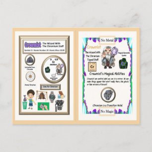 Postal Asistente de Crowmist - Elemento de cromo