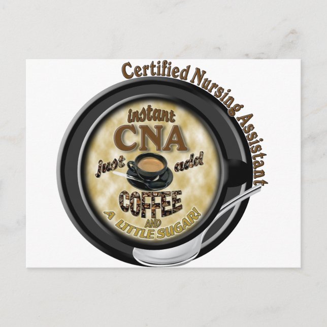 POSTAL ASISTENTE DE ENFERMERÍA CERTIFICADO DE CNA INSTANT (Anverso)