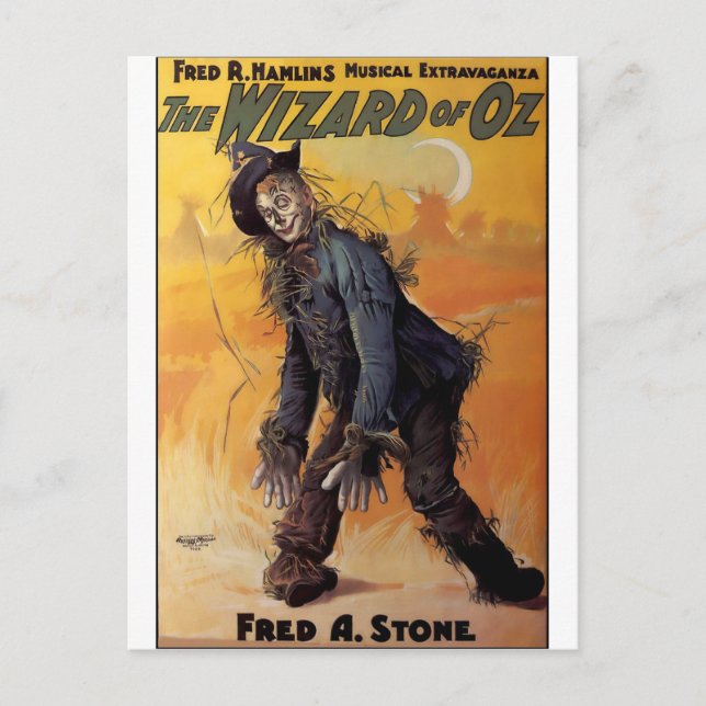 Postal Asistente De Oz (Anverso)