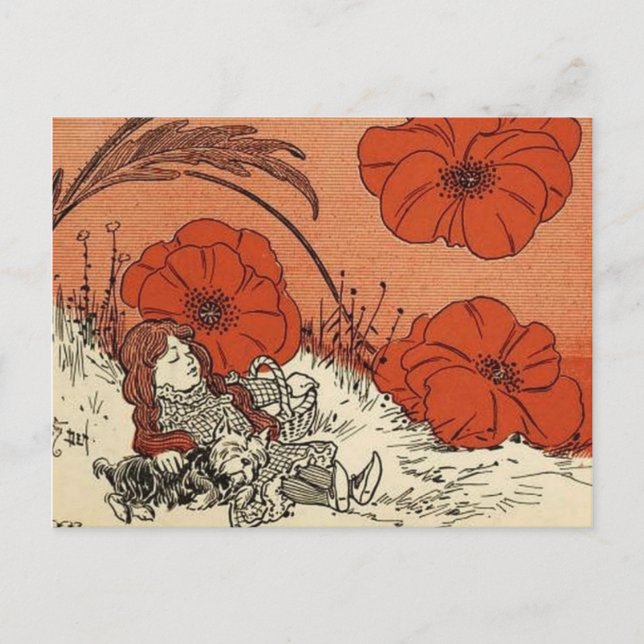 Postal Asistente de Oz (Anverso)