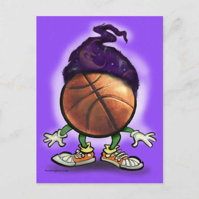 Postal Asistente para baloncesto (Anverso)