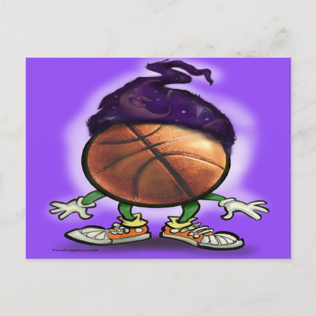 Postal Asistente para baloncesto (Anverso)
