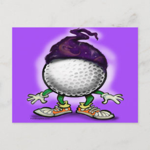 Postal Asistente para golf