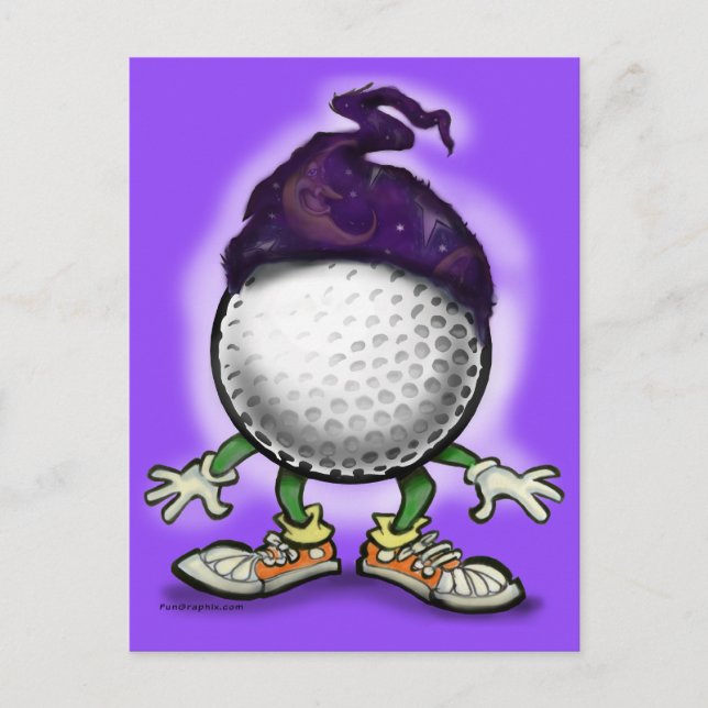 Postal Asistente para golf (Anverso)