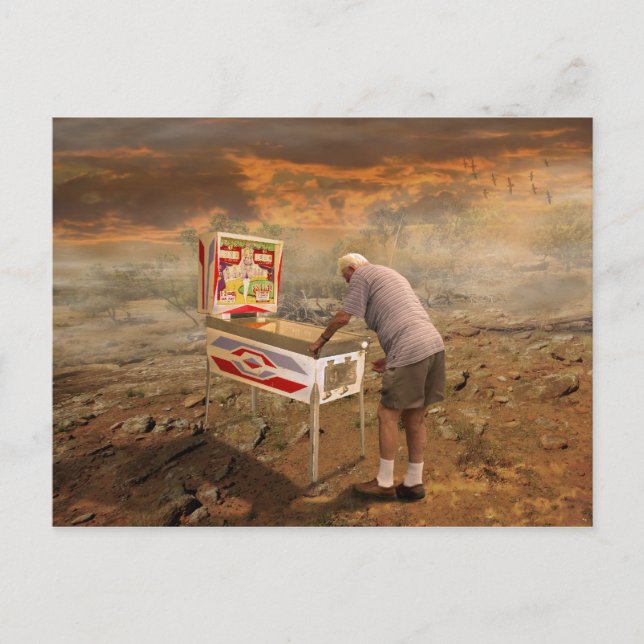 Postal Asistente para pinball (Anverso)