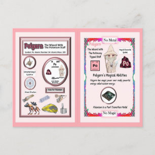 Postal Asistente para polinización - Elemento Polonium