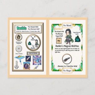 Postal Asistente para renkin - Elemento Rhenium