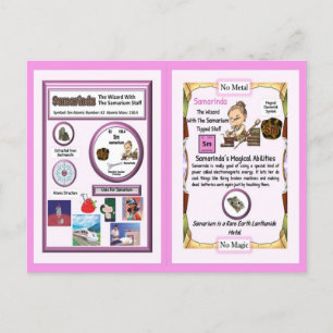 Postal Asistente para Samarinda - Elemento Samarium