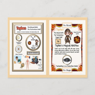 Postal Asistente para tephen - Elemento Technetium