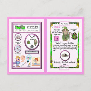 Postal Asistente Terlin - Elemento Terbium