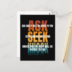 Postal Ask Seek Knock 