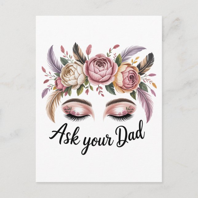 Postal Ask Your Dad (Anverso)