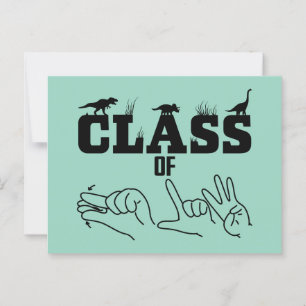 Postal ASL - Clase de 2026 - Diseño ASL de graduación