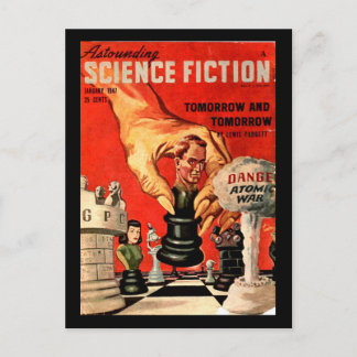 Postal Asombrosa ciencia ficción_ enero 1947_Pulp Art