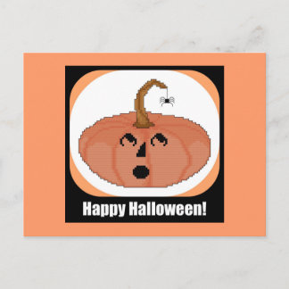 Postal Asombroso ajuste de la cruz de calabaza