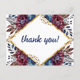 Postal Asombroso Boda de Peony con un toque de joyas