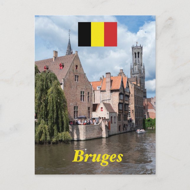 Postal ¡Asombroso! Brujas - Bélgica (Anverso)