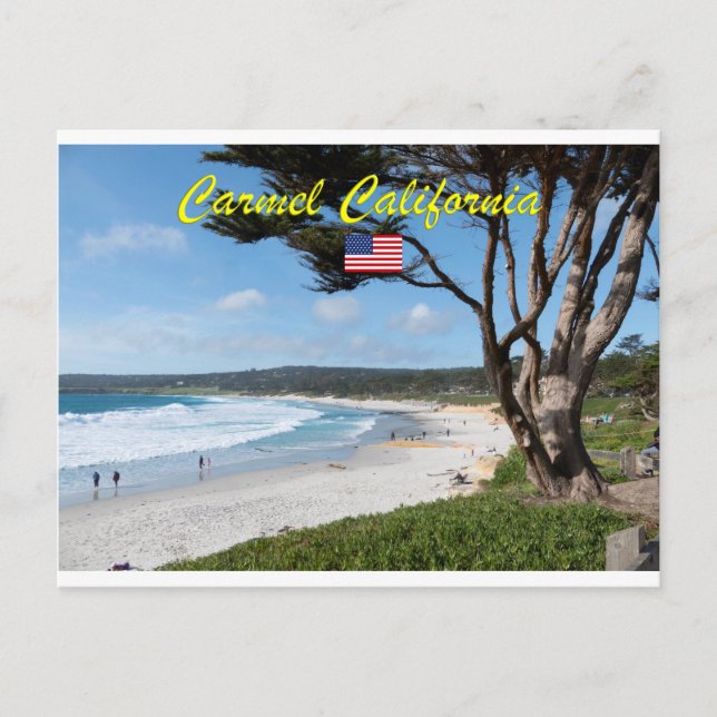 Postal ¡Asombroso! CARMEL CALIFORNIA USA (Anverso)