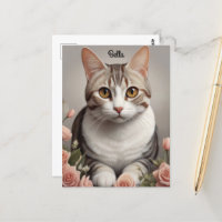 Asombroso gato norteamericano de Shorthair con un 