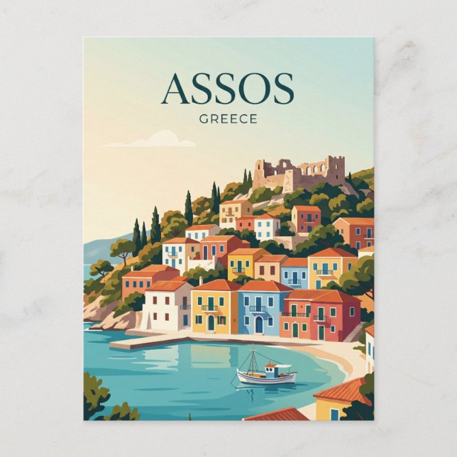 Postal Asos Grecia (Anverso)