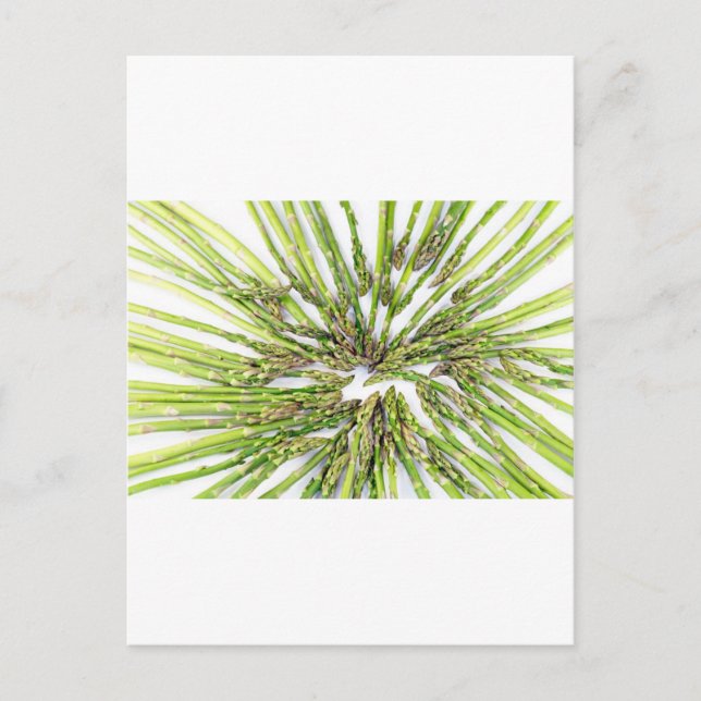 Postal Asparagus Hacia El Centro (Anverso)