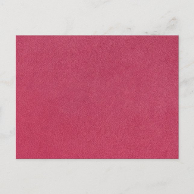 Postal Aspecto de cuero rosa (Anverso)