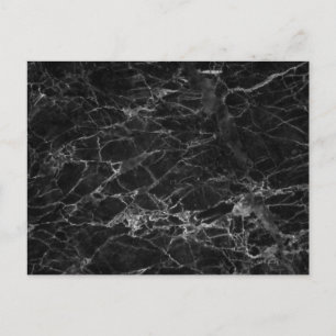 Postal Aspecto de piedra de mármol negro