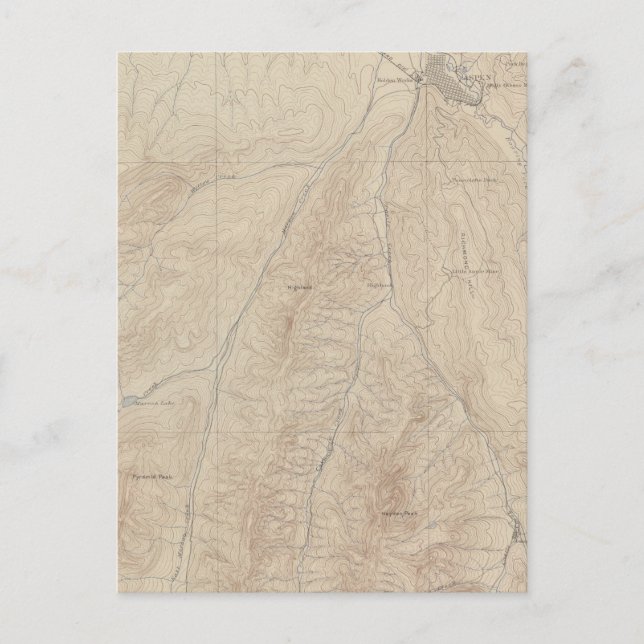 Postal Aspen Atlas Sheet (Anverso)