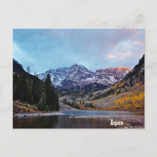 Postal Aspen Colorado (Anverso)