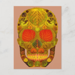 Postal Aspen Leaf Skull 12