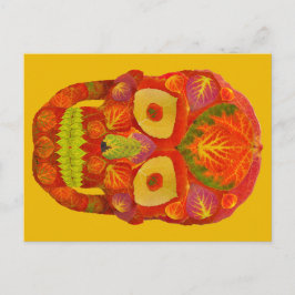 Postal Aspen Leaf Skull 16