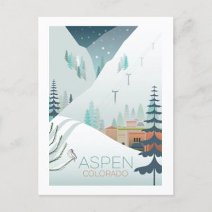 Postal Aspen Postcard