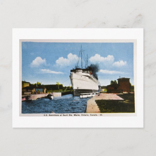 Postal Assiniboia en Sault Ste. Marie, Ontario, CA (Anverso)