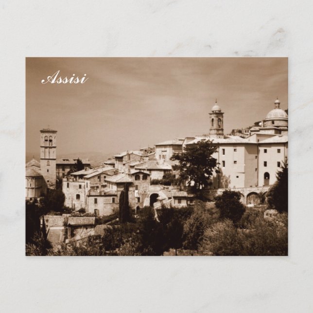 Postal Assisi (Anverso)